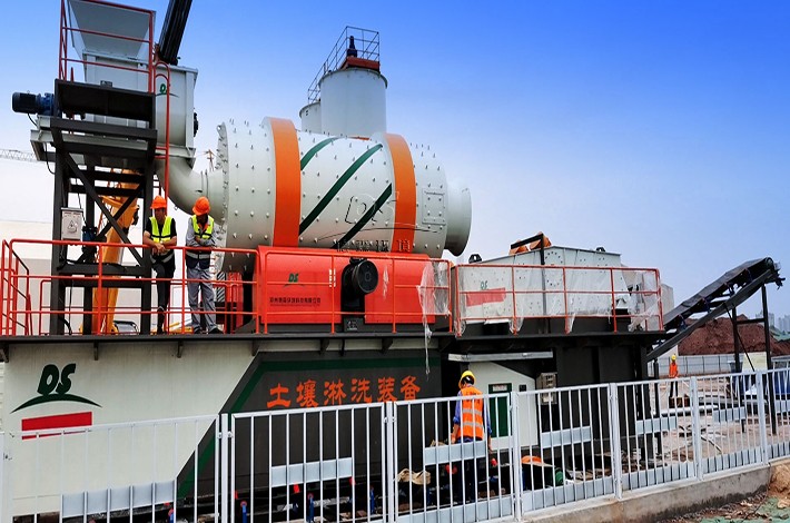 土壤修復(fù)設(shè)備安裝現(xiàn)場 土壤修復(fù)設(shè)備安裝現(xiàn)場