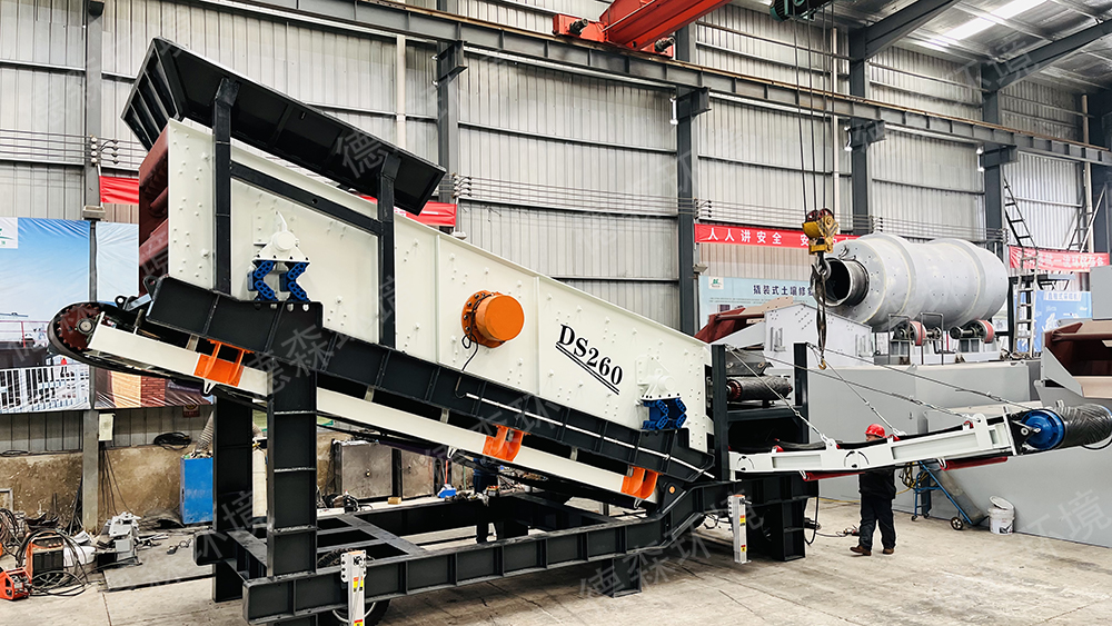 移動篩分設(shè)備發(fā)貨